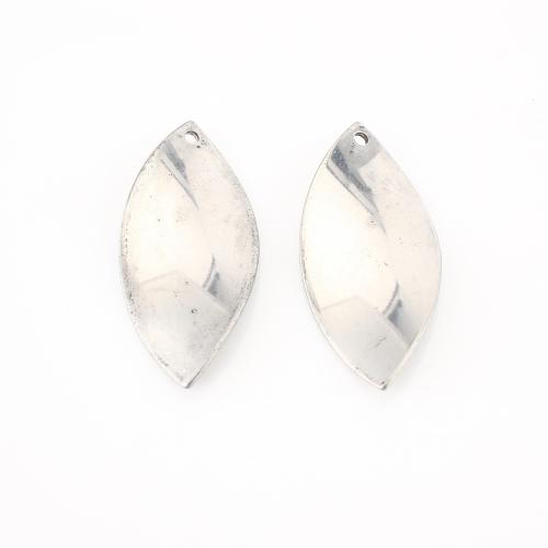 Stainless Steel Pendants, 304 Stainless Steel, DIY, original color, 33x15x2mm, 20PCs/Lot, Sold By Lot