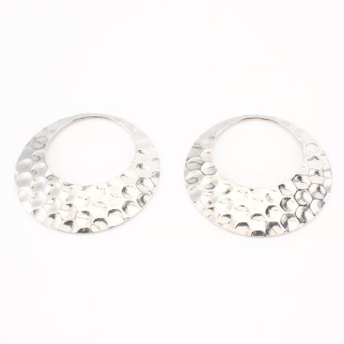 Bijoux pendentifs en acier inoxydable , Acier inoxydable 304, DIY & creux, couleur originale, 46x45x3mm, 20PC/lot, Vendu par lot