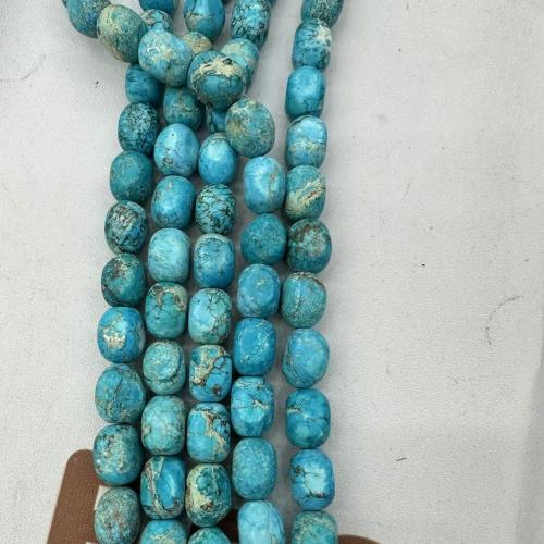 Gemstone Jewelry Beads, Impression Jasper, DIY, turquoise blue, 12x16mm, Sold Per Approx 38 cm Strand