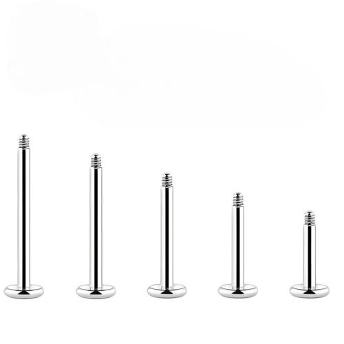 Titanium Alloy polished, DIY & different size for choice, original color, Sold By PC