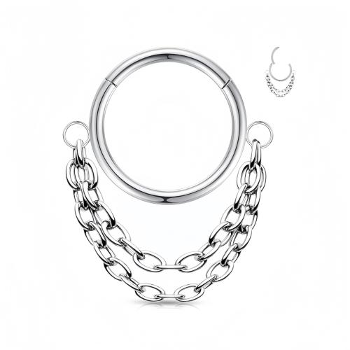 316L Stainless Steel Nose Piercing Jewelry, plated, Unisex & different size for choice, more colors for choice, Sold By PC