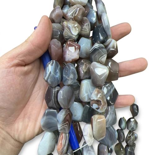 Agate Beads, irregular, DIY, mixed colors, 17*21mm, Sold Per 38 cm Strand