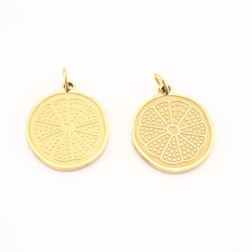 Bijoux pendentifs en acier inoxydable , Acier inoxydable 304, Placage de couleur d'or, DIY, 25x19x2mm, 20PC/lot, Vendu par lot