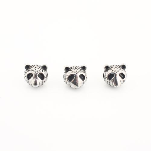 Acier inoxydable Spacer Perles, Acier inoxydable 304, animal, Vintage & DIY, 8x9x9mm, Vendu par PC