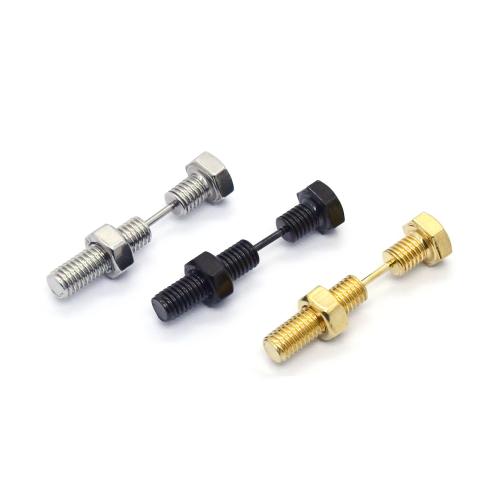 acero inoxidable 304 pendiente de perforación, chapado, Joyería & unisexo, más colores para la opción, 33mm, Vendido por UD