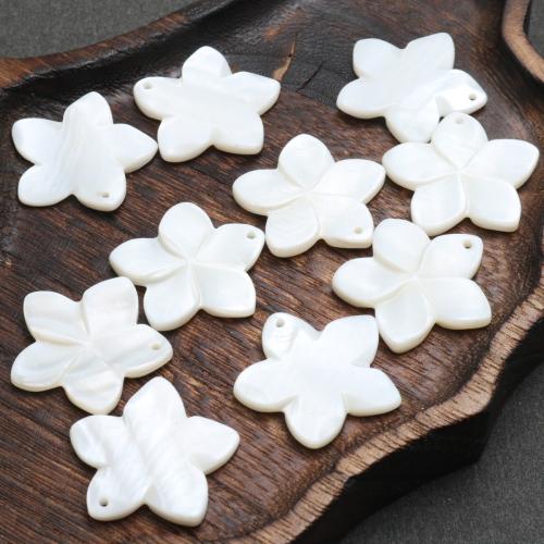 Shell Pendants, Maple Leaf, Carved, DIY, 28.80x3.20mm, Sold By PC
