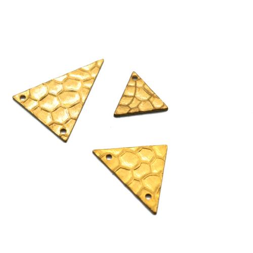 Brass Jewelry Pendants, Triangle, DIY & different size for choice, Sold By PC