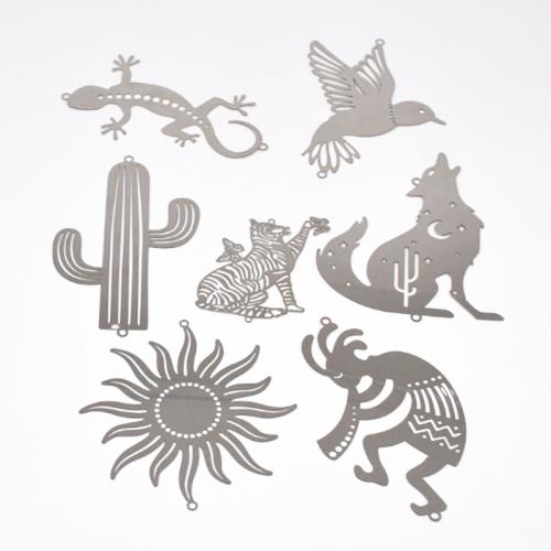 Stainless Steel Pendants, 304 Stainless Steel, polished, DIY & different styles for choice & hollow, Sold By PC