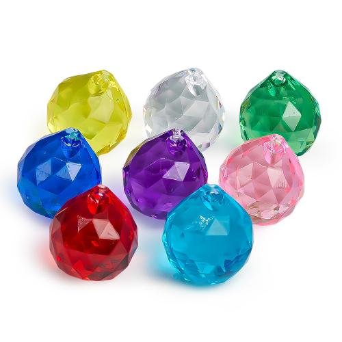 Acrylic Pendants, injection moulding, DIY & faceted, more colors for choice, 500G/Lot, Sold By Lot