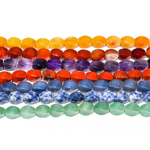 Abalorios de Gemas, Piedras preciosas, Bricolaje & diferentes materiales para la opción & trenzado, 10x14mm, aproximado 28PCs/Sarta, Vendido por Sarta