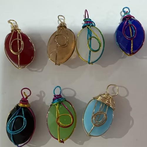 Bijoux Pendentifs en pierres gemmes, pierre gemme, avec alliage de zinc, Placage, DIY, plus de couleurs à choisir, 24x13x8mm, Trou:Environ 2mm, Vendu par PC