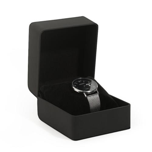 PU Leather Watch Box, Square, dustproof, more colors for choice, 110x100x72mm, Sold By PC