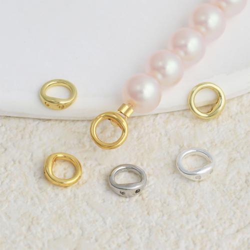 Brass Stoppers Ring, plated, DIY & different size for choice & double-hole, more colors for choice, 100PCs/Lot, Sold By Lot