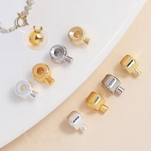 Brass Positioning Bead, plated, DIY & different size for choice, more colors for choice, 100PCs/Lot, Sold By Lot