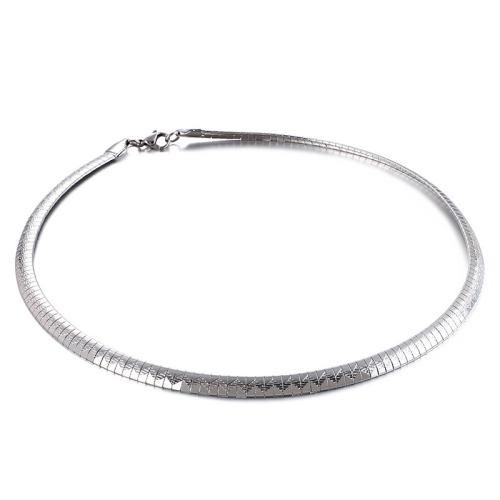 Acier titane collier, Placage, bijoux de mode & pour femme, plus de couleurs à choisir, Vendu par PC