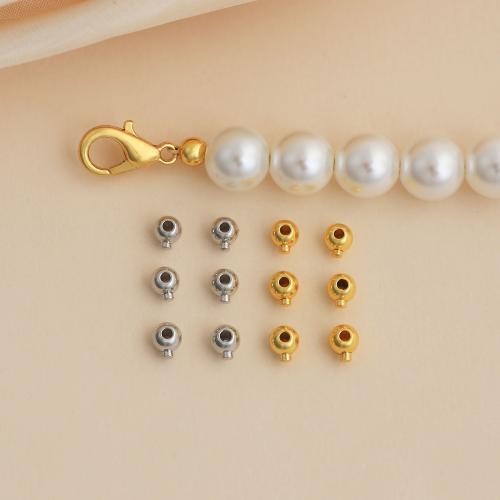 Messing Positionierung Bead, plattiert, DIY, keine, 100PCs/Menge, verkauft von Menge
