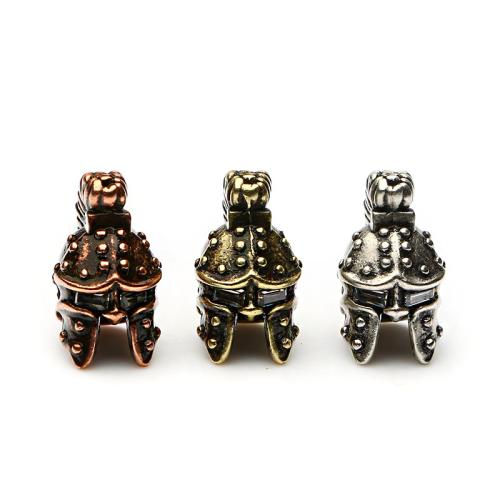 Brass Spacer Beads, Helmet, plated, DIY & micro pave cubic zirconia, more colors for choice, 10x10x10mm, 10PCs/Lot, Sold By Lot