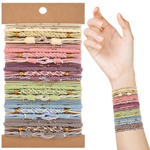 Ponytail Holder, Mixed Material, Sold By Set