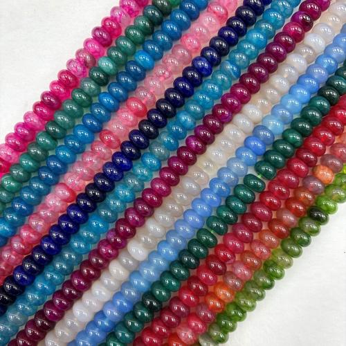 бусы агатовые природные вены дракона, Агат с прожилками, Счеты, DIY, Много цветов для выбора, 6x10mm, Приблизительно 62ПК/Strand, продается Strand