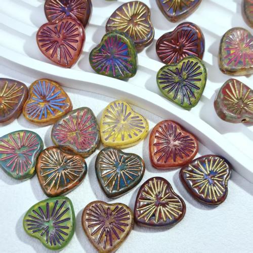 Lampwork Beads, stoving varnish, DIY & different styles for choice, mixed colors, 100PCs/Bag, Sold By Bag