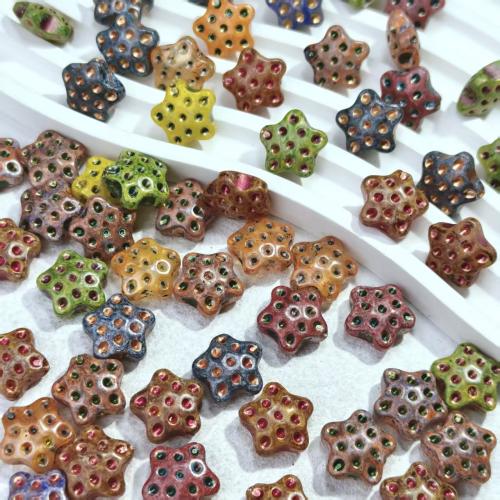 бусины Lampwork ручной работы, Лэмпворк, покрыт лаком, DIY & разные стили для выбора, разноцветный, 100ПК/сумка, продается сумка