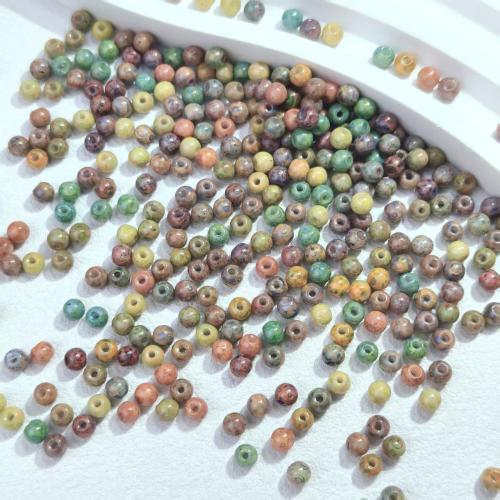 бусины Lampwork ручной работы, Лэмпворк, покрыт лаком, DIY & разные стили для выбора, разноцветный, 100ПК/сумка, продается сумка