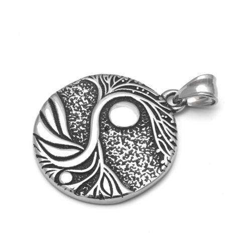 Stainless Steel Pendants, 304 Stainless Steel, Tree, vintage & DIY & different styles for choice, original color, 32x37mm, Sold By PC