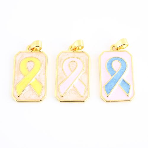 Bijoux pendentifs en laiton, Motif géométrique, Placage de couleur d'or, DIY & émail, plus de couleurs à choisir, 33x15x2mm, Vendu par PC