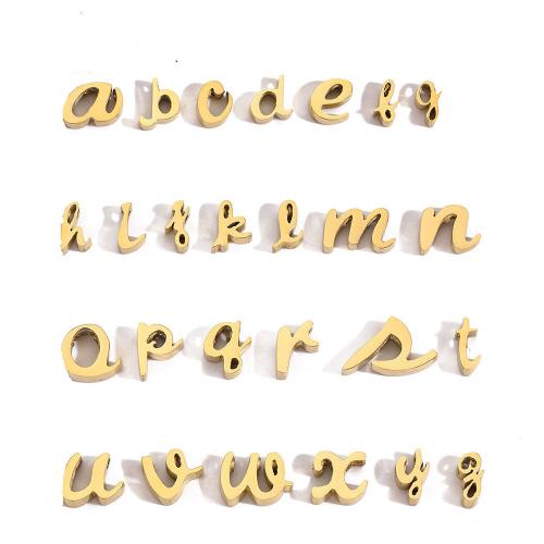 Stainless Steel Letter Pendants, 304 Stainless Steel, Alphabet Letter, plated, DIY & different styles for choice, Sold By PC