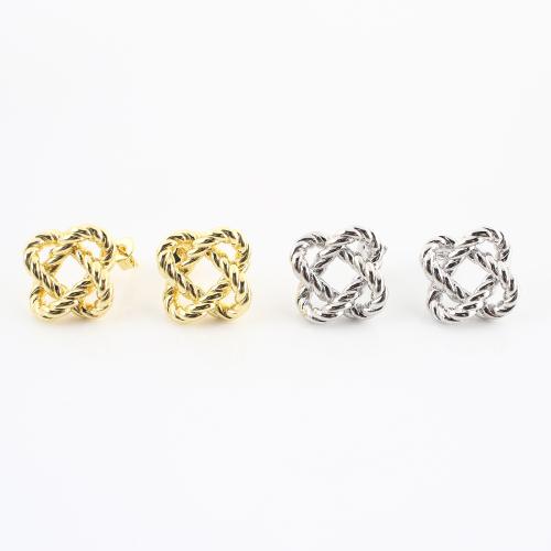 metal Arito, chapado, Joyería & para mujer & hueco, más colores para la opción, 18x18x18mm, Vendido por Par
