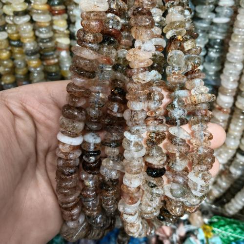 Perles bijoux en pierres gemmes, pierre gemme, Irrégulière, DIY & différents matériaux pour le choix, beads size 8-10mm, Vendu par Environ 38 cm brin