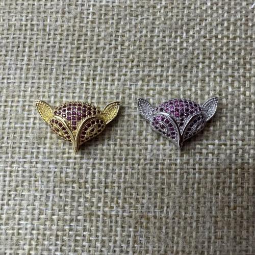 Perles cubes en laiton zircon Micro Pave, Placage, DIY & pavé de micro zircon, plus de couleurs à choisir, 22.50x14x7mm, Trou:Environ 2mm, 10PC/lot, Vendu par lot