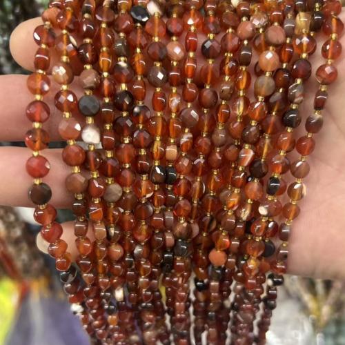 Perles bijoux en pierres gemmes, pierre gemme, tortue, DIY & différents matériaux pour le choix & facettes, 6mm, Environ 49PC/brin, Vendu par brin