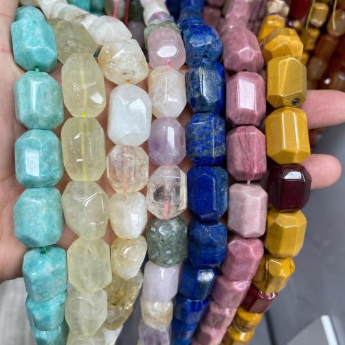 Gemstone Jewelry Beads, DIY & different materials for choice, beads size 14-16*19-22mm, Sold Per Approx 38 cm Strand