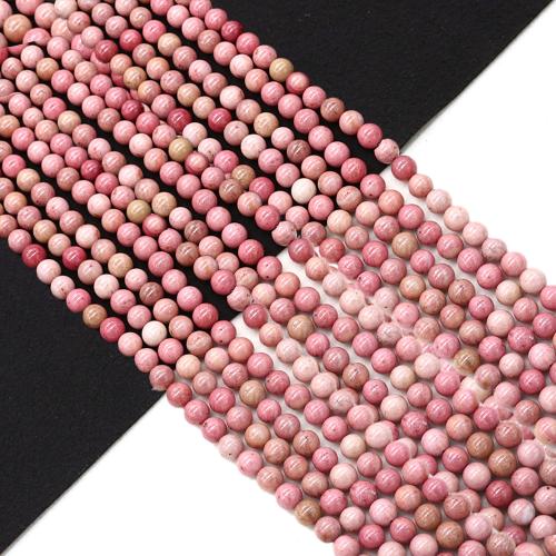 Natural Rhodonite Beads, Round, DIY & different size for choice, Sold Per Approx 38 cm Strand