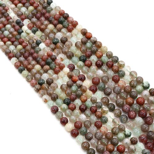 Natural Quartz Jewelry Beads, Rutilated Quartz, Round, DIY & different size for choice, Sold Per Approx 38 cm Strand