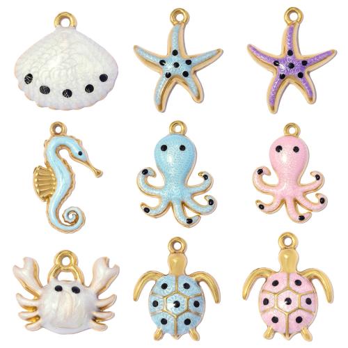 Stainless Steel Animal Pendants, 304 Stainless Steel, plated, DIY & different styles for choice & enamel, 3PCs/Bag, Sold By Bag