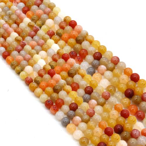Natural Jade Beads, Lighter Imperial Jade, Round, DIY & different size for choice, Sold Per Approx 38 cm Strand