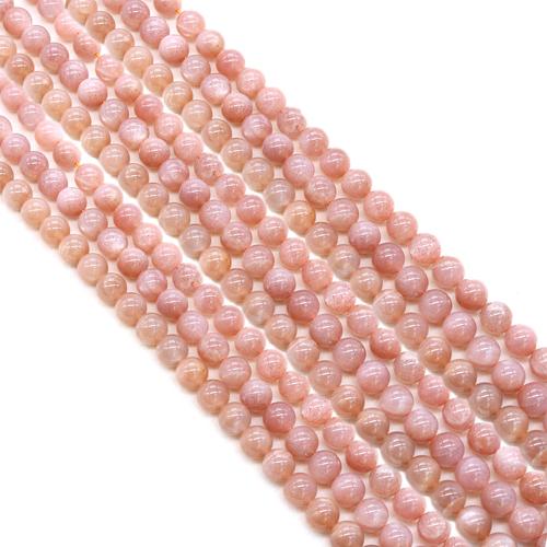 Gemstone Jewelry Beads, Sunstone, Round, DIY & different size for choice, Sold Per Approx 38 cm Strand