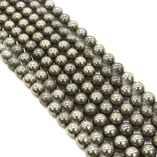 Gemstone Jewelry Beads, Chalcopyrite, Round, DIY & different size for choice, Sold Per Approx 38 cm Strand