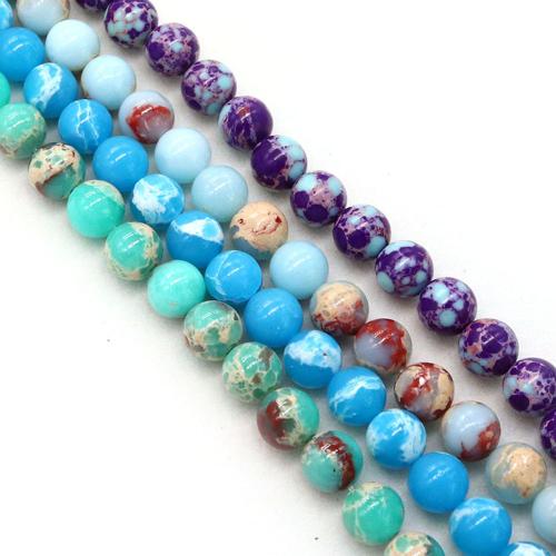 Gemstone Jewelry Beads, Round, DIY & different size for choice, more colors for choice, Sold Per Approx 38 cm Strand