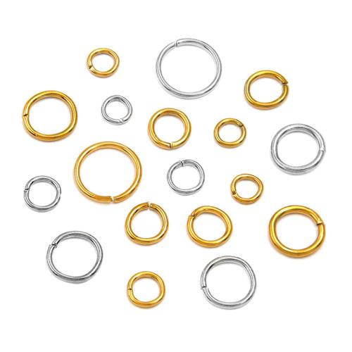 304 Stainless Steel Machine Cut Closed Jump Ring, plated, DIY & different size for choice, more colors for choice, 1000PCs/Bag, Sold By Bag