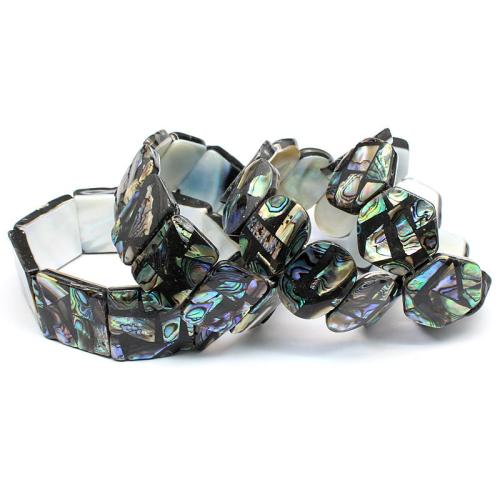 Abalone Shell Bracelet, Unisex & different styles for choice, Sold By Strand