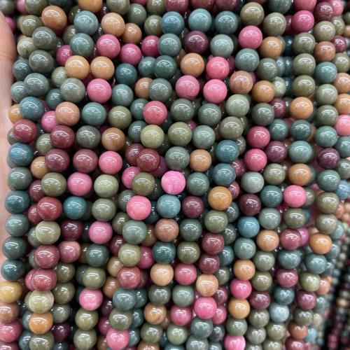 Gemstone Jewelry Beads, Round, DIY & different materials for choice & different size for choice, Sold By Strand