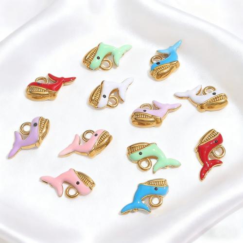 Stainless Steel Animal Pendants, 304 Stainless Steel, DIY & enamel, more colors for choice, 5PCs/Bag, Sold By Bag