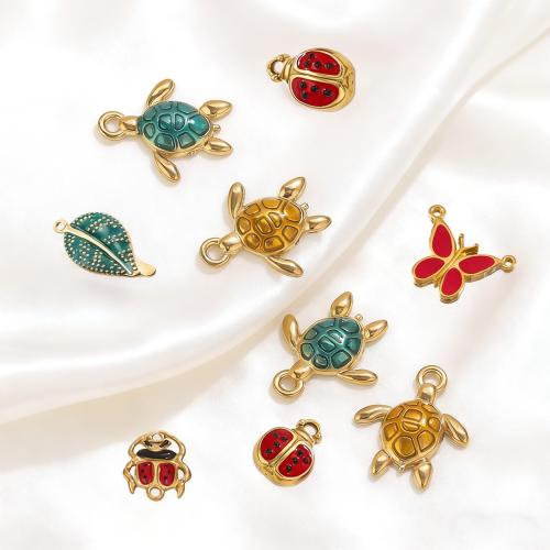 Stainless Steel Animal Pendants, 304 Stainless Steel, DIY & different styles for choice & enamel, more colors for choice, Sold By PC