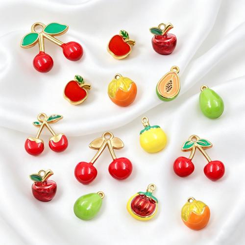 Stainless Steel Pendants, 304 Stainless Steel, fruit design & DIY & different styles for choice & enamel, more colors for choice, Sold By PC