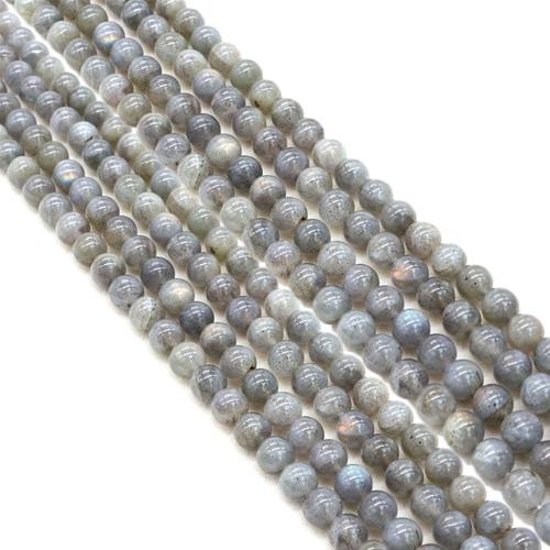 Natural Labradorite Beads, Round, DIY & different size for choice, Sold Per Approx 38 cm Strand