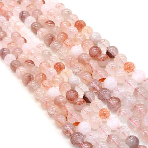Gemstone Jewelry Beads, Red Marble Glue Stone, Round, DIY & different size for choice, Sold Per Approx 38 cm Strand