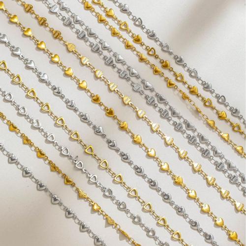 Stainless Steel Jewelry Chain, 304 Stainless Steel, plated, DIY & different styles for choice, Sold By m